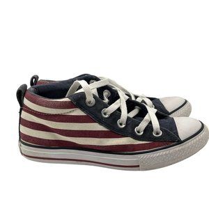 Converse All Star Sneakers American Flag  boy’s size 3